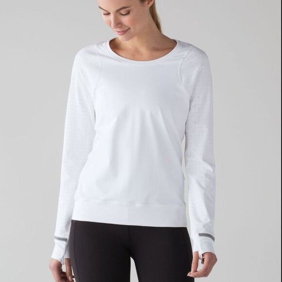 Lululemon Mind Over Miles Long Sleeve Size 8 - Picture 2 of 12